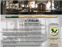 Tablet Screenshot of froschl.de